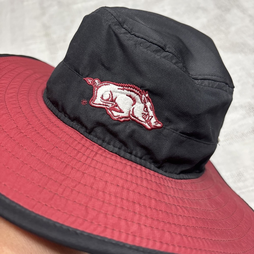 Arkansas Razorback Sun Hat Bucket Hat L/XL The Game